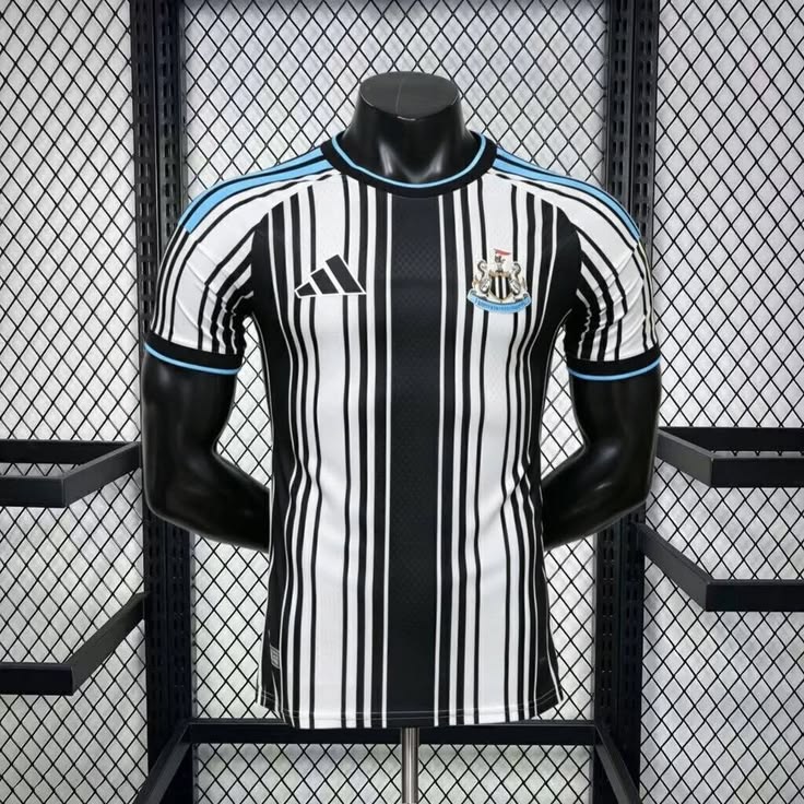 Newcastle United 2026/27 "Barcode Pinstripe" Home Kit